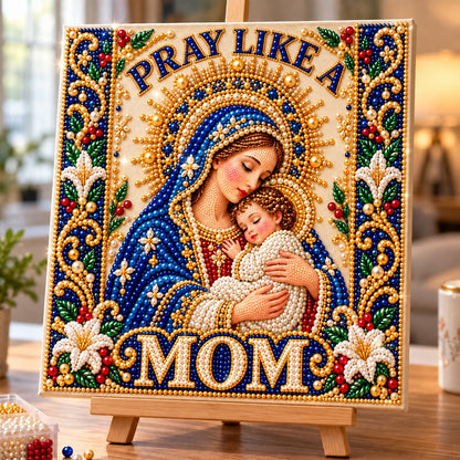 Virgin Mary Prayers DIY Diamond Pearl Art Kit GFTONPT2196