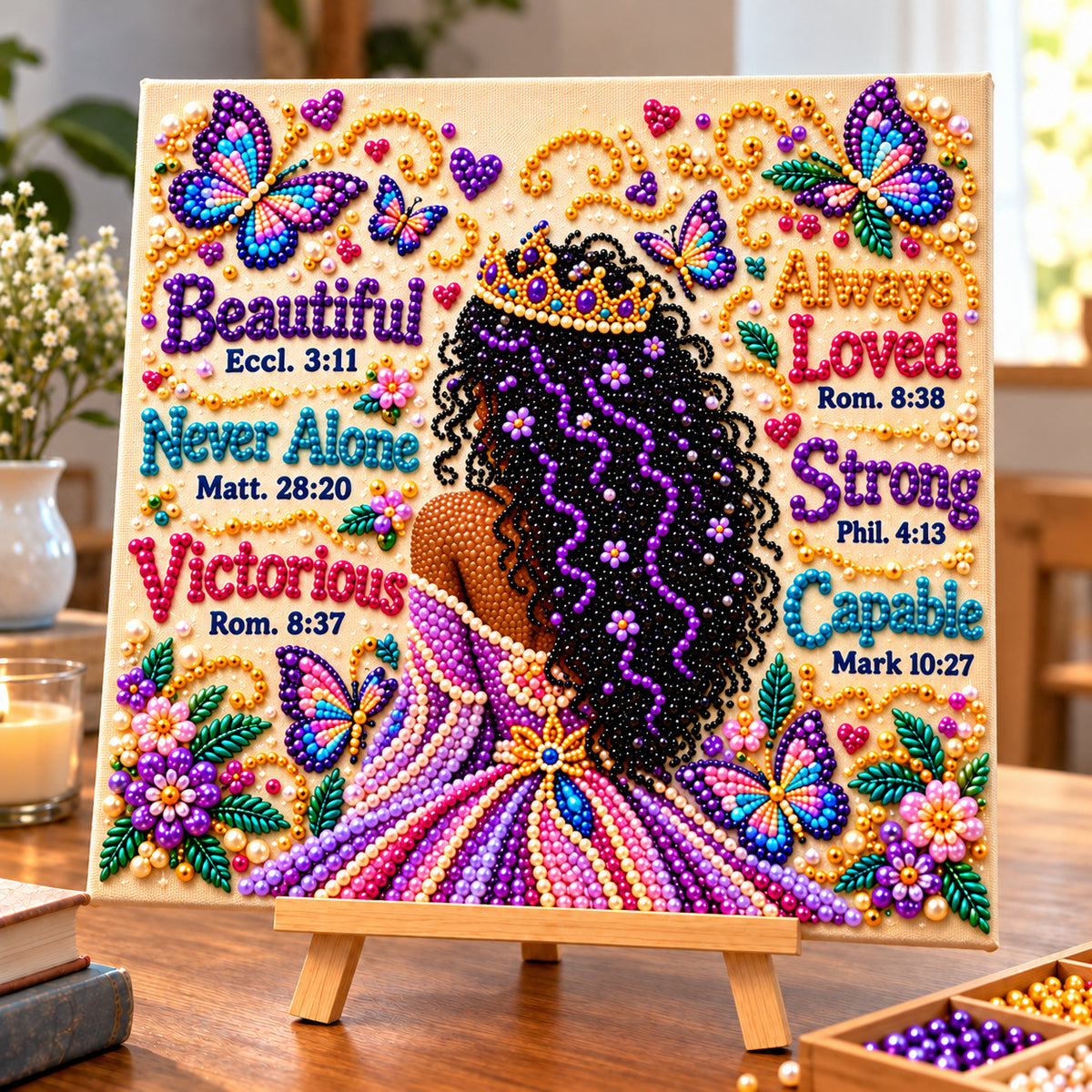 Melanin Grace DIY Diamond Pearl Art Kit GFTONPT2229