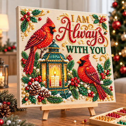 Cardinal Bird Blessings DIY Diamond Pearl Art Kit GFTONPT2255