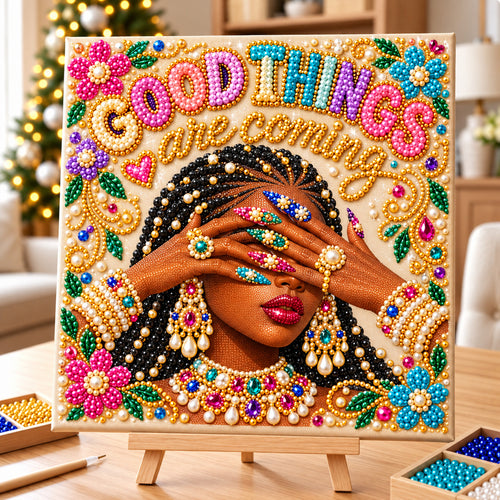 Melanin Power DIY Diamond Pearl Art Kit GFTONPT2335