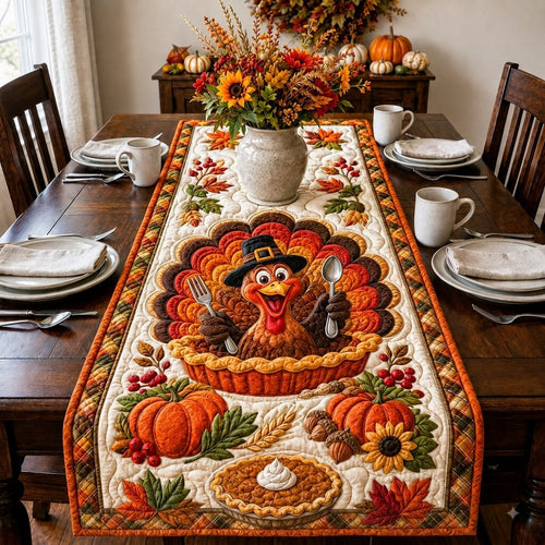 Turkey Blessings Quilted Table Runner GFTONPT237