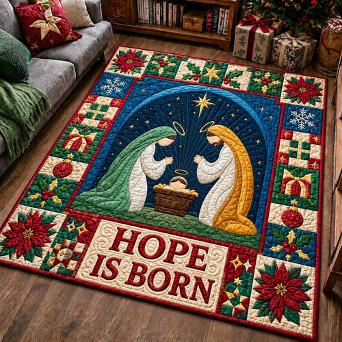 Christian Christmas Miracle Area Rug GFTONPT276