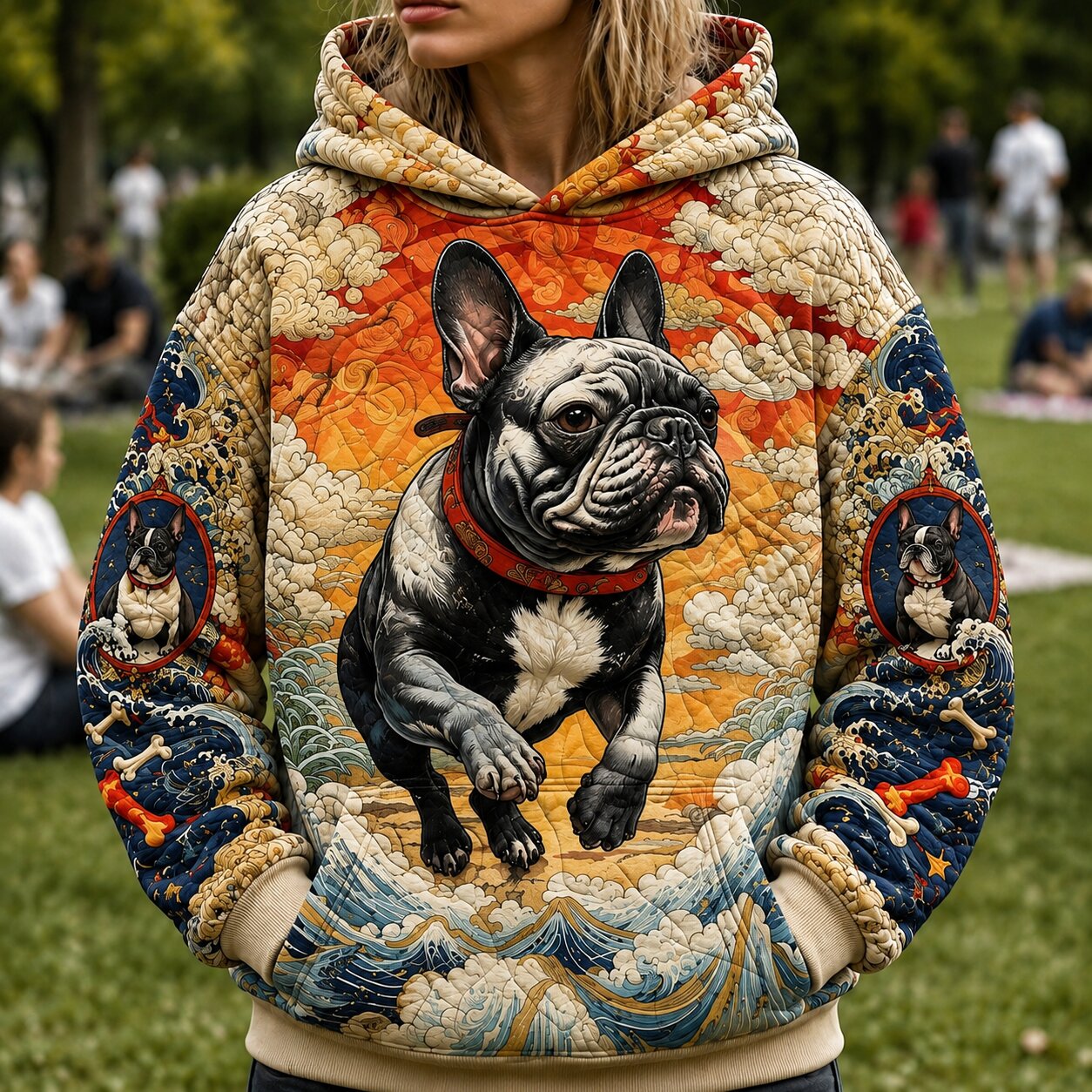 Rustic Bulldog Life Hoodie GFTONPT382
