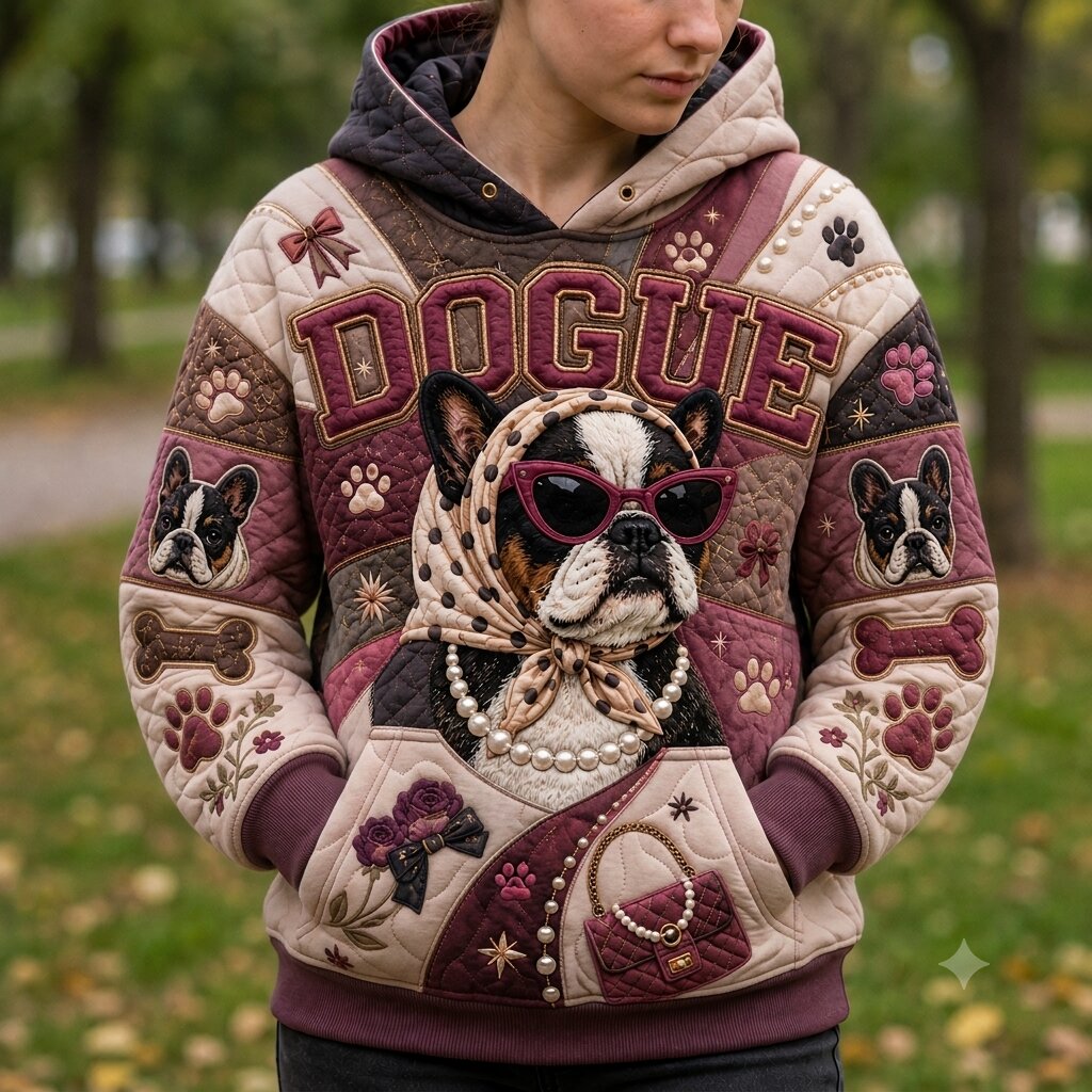 Bulldog Loyal Heart Hoodie GFTONPT383