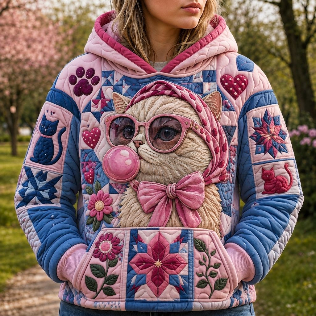 Cat Whisker Dreams Hoodie GFTONPT451