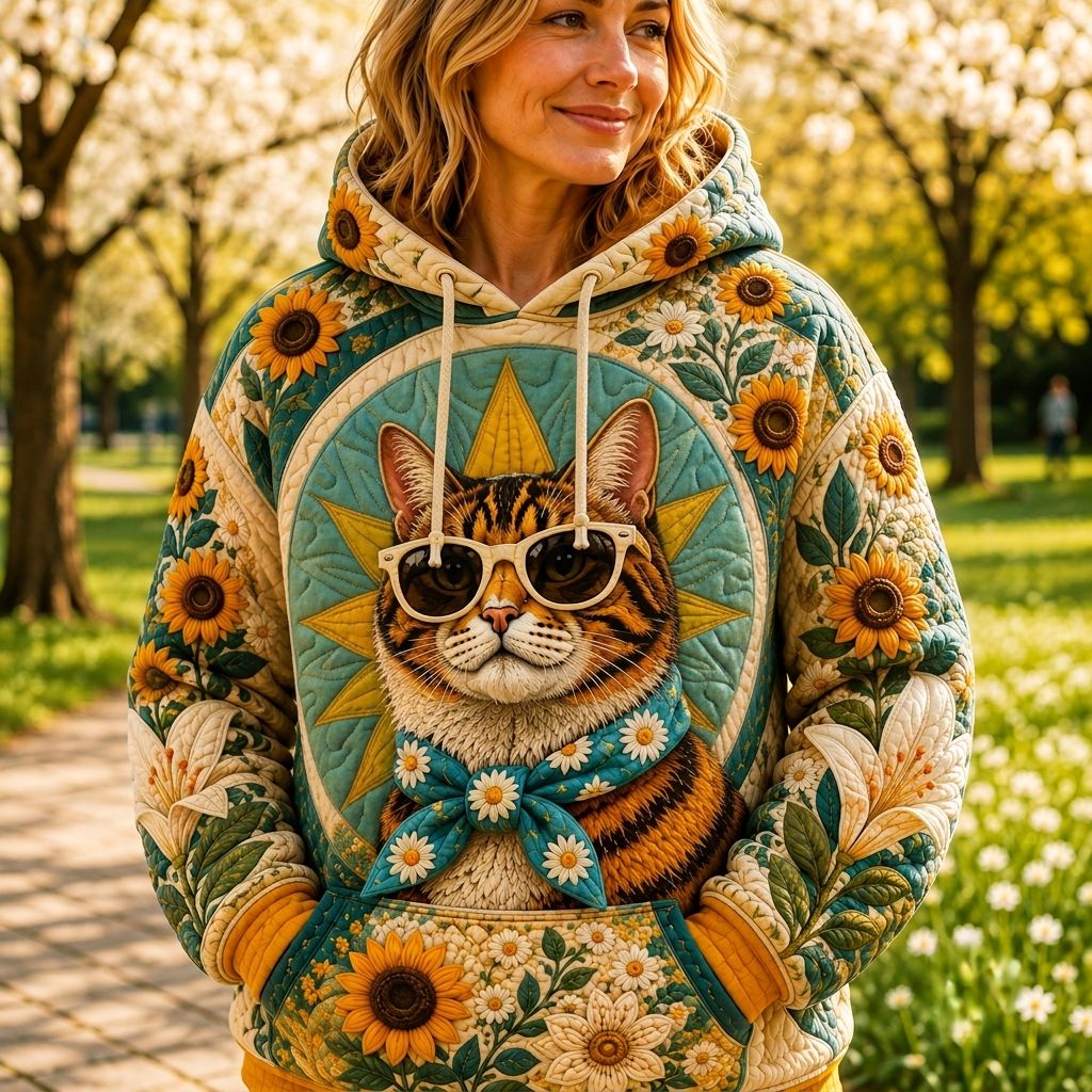 Cat Autumn Wishes Hoodie GFTONPT454