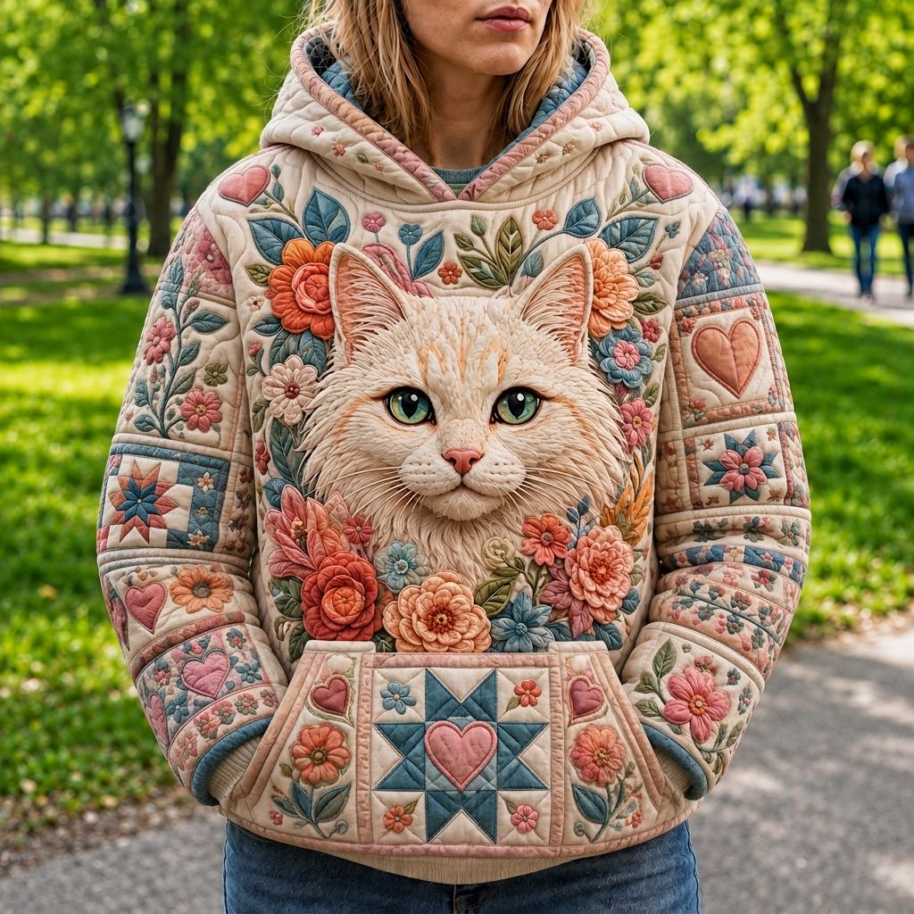 Cat Cottage Days Hoodie GFTONPT456