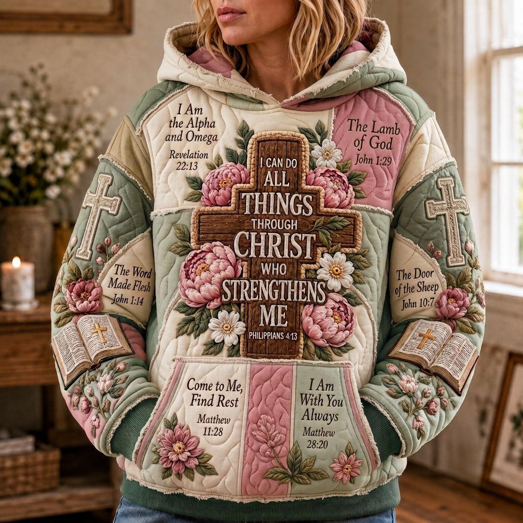 Blooming Bible Faith Hoodie GFTONPT486