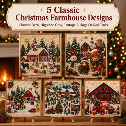 🔥 EARLY CHRISTMAS SALE 49% OFF - Christmas Farmhouse DIY Diamond Pearl Art Kit