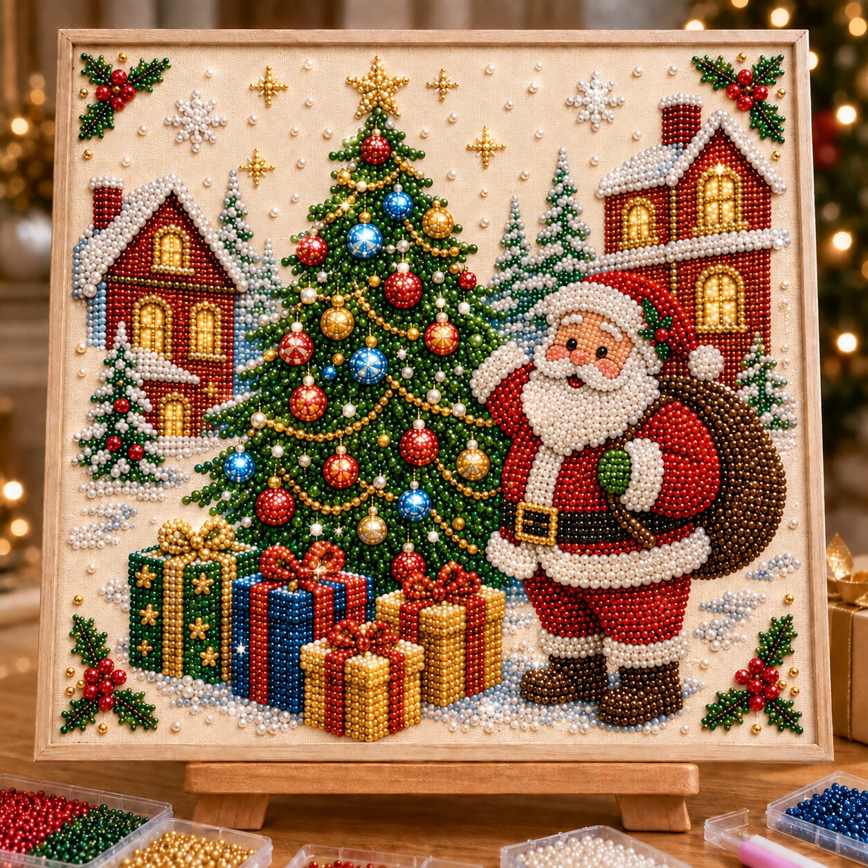 Dear Santa Claus DIY Diamond Pearl Art Kit GFTONPT492