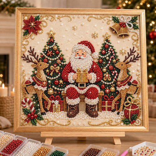 Real Santa Claus DIY Diamond Pearl Art Kit GFTONPT495