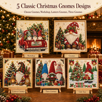 🔥 EARLY CHRISTMAS SALE 49% OFF - Christmas Gnomes DIY Diamond Pearl Art Kit