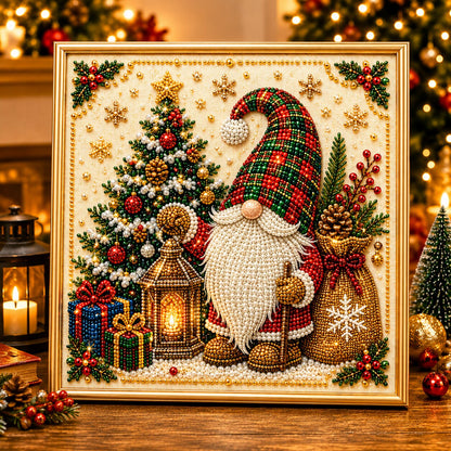 Sweet Christmas Gnomes DIY Diamond Pearl Art Kit GFTONPT499