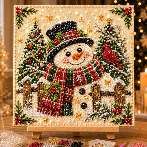 🔥 EARLY CHRISTMAS SALE 49% OFF - Christmas Snowman DIY Diamond Pearl Art Kit GFTONPT514