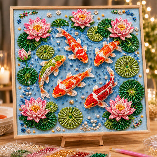 🔥 EARLY CHRISTMAS SALE 49% OFF - Koi Fish DIY Diamond Pearl Art Kit GFTONPT520