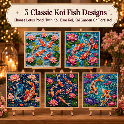 🔥 EARLY CHRISTMAS SALE 49% OFF - Koi Fish DIY Diamond Pearl Art Kit GFTONPT520