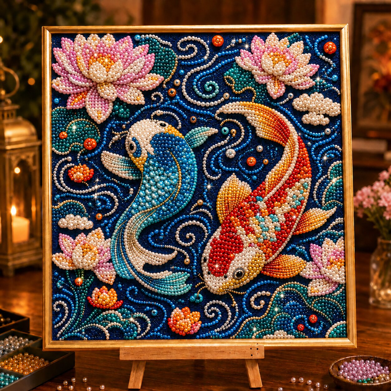🔥 EARLY CHRISTMAS SALE 49% OFF - Koi Fish DIY Diamond Pearl Art Kit GFTONPT520