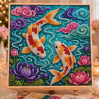 🔥 EARLY CHRISTMAS SALE 49% OFF - Koi Fish DIY Diamond Pearl Art Kit GFTONPT520