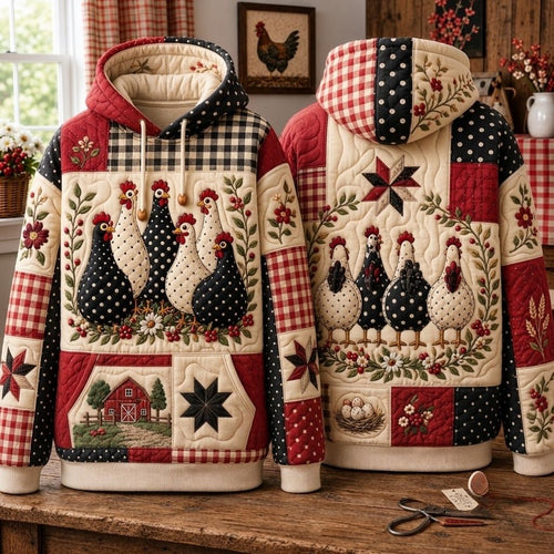 Rustic Country Chicken Hoodie GFTONPT591