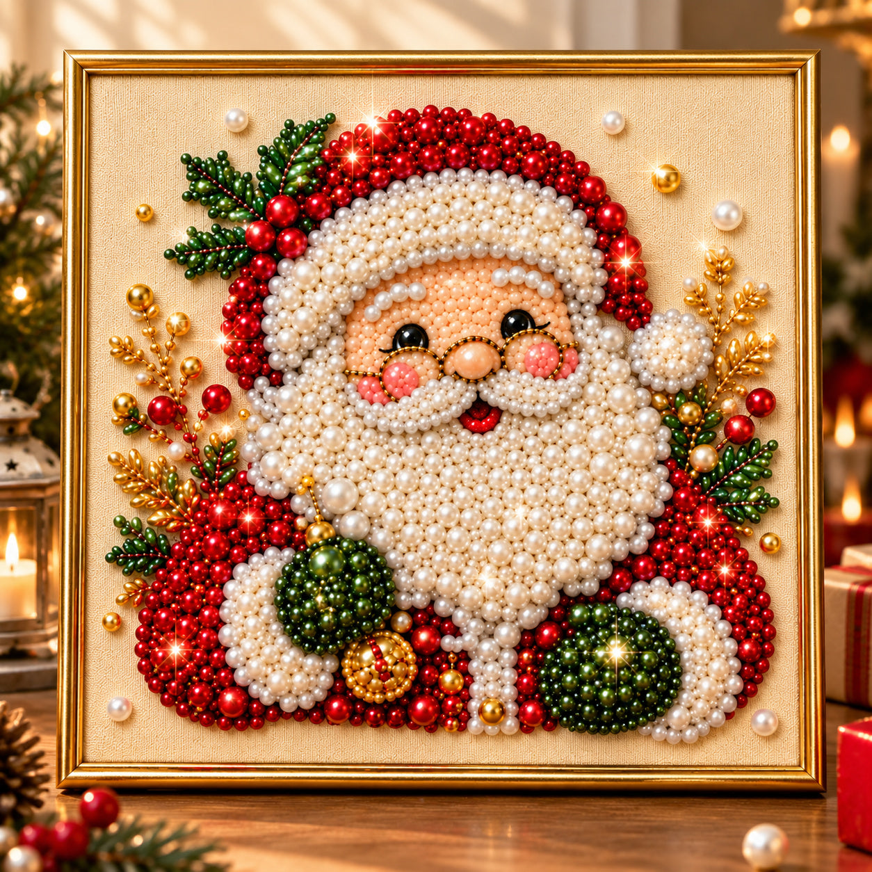 Pearl Santa Magic DIY Diamond Pearl Art Kit GFTONPT704