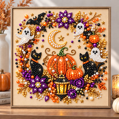 🔥 EARLY HALLOWEEN SALE 49% OFF - Magical Halloween DIY Diamond Pearl Art Kit GFTONPT705