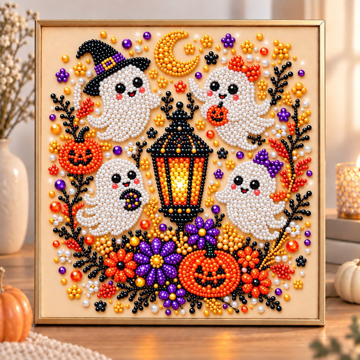 🔥 EARLY HALLOWEEN SALE 49% OFF - Magical Halloween DIY Diamond Pearl Art Kit GFTONPT705