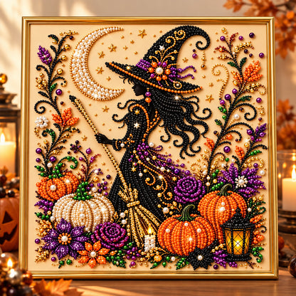 🔥 EARLY HALLOWEEN SALE 49% OFF - Magical Halloween DIY Diamond Pearl Art Kit GFTONPT705
