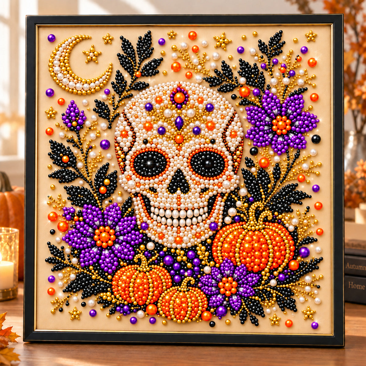 🔥 EARLY HALLOWEEN SALE 49% OFF - Magical Halloween DIY Diamond Pearl Art Kit GFTONPT705