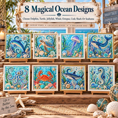 🔥 EARLY CHRISTMAS SALE 49% OFF - Marine Life DIY Diamond Pearl Art Kit GFTONPT712