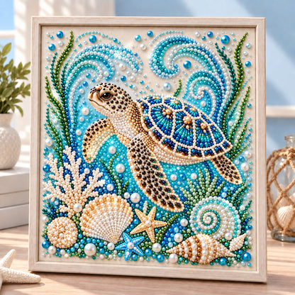 🔥 EARLY CHRISTMAS SALE 49% OFF - Marine Life DIY Diamond Pearl Art Kit GFTONPT712