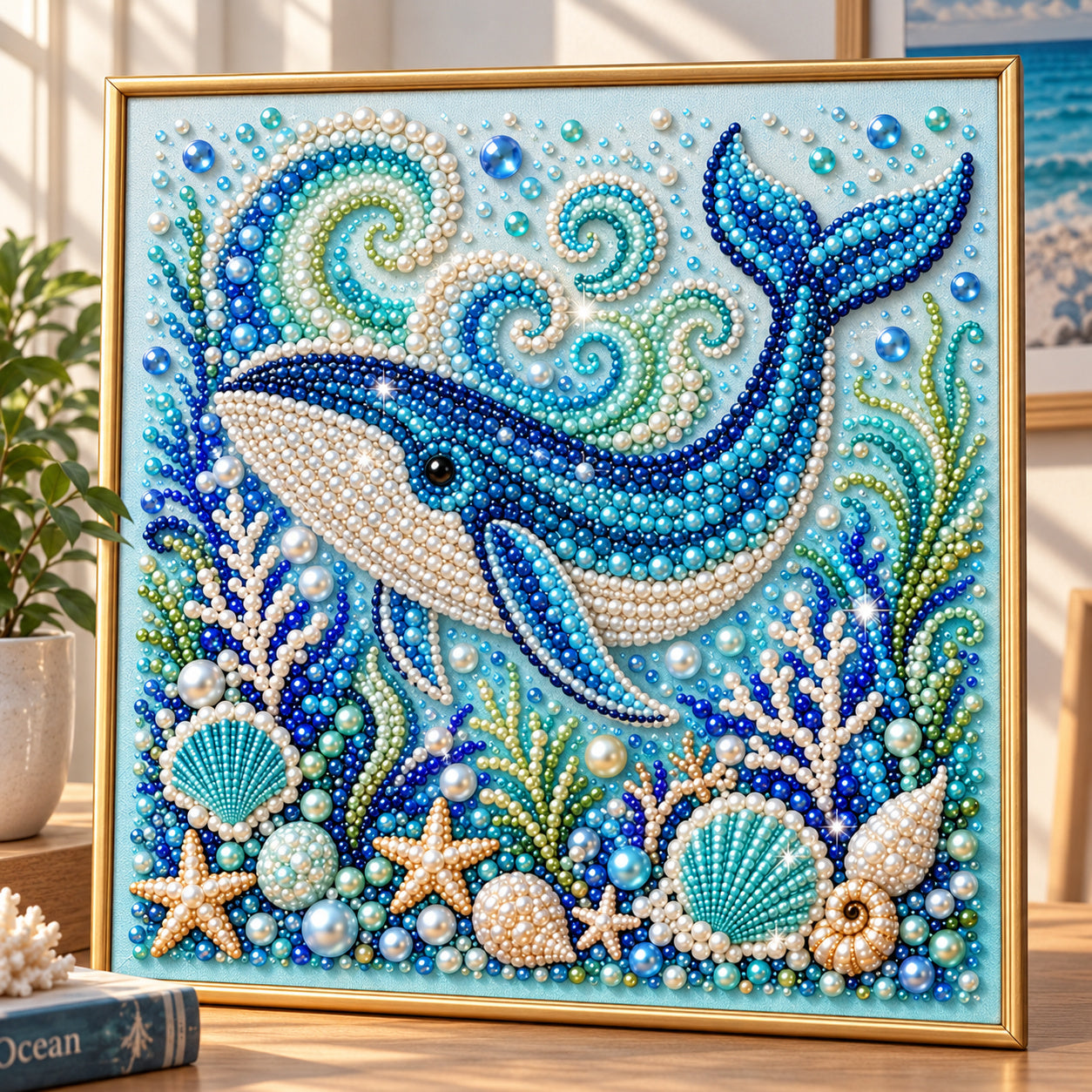 🔥 EARLY CHRISTMAS SALE 49% OFF - Marine Life DIY Diamond Pearl Art Kit GFTONPT712