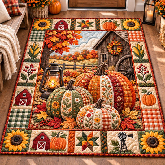 Autumn Pumpkin Season Area Rug GFTONPT846