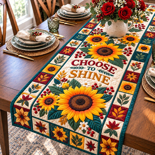 Sunflower Country Charm Quilted Table Runner GFTONPT850