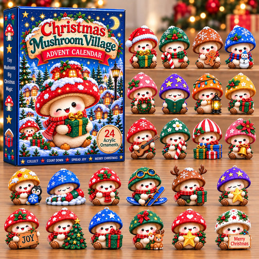 Christmas Mushroom Village Advent Calendar 2026 GFTONPT893