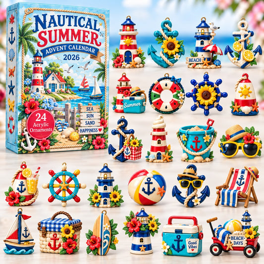 Nautical Summer Advent Calendar 2026 GFTONPT918
