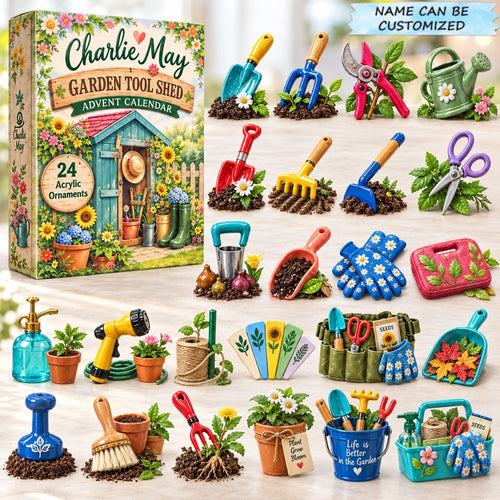 Custom Name Garden Tools Advent Calendar 2026 GFTONPT925