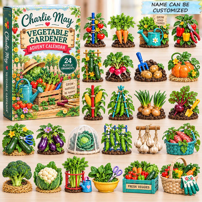 Custom Name Vegetable Gardener Advent Calendar 2026 GFTONPT927