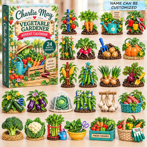 Custom Name Vegetable Gardener Advent Calendar 2026 GFTONPT927