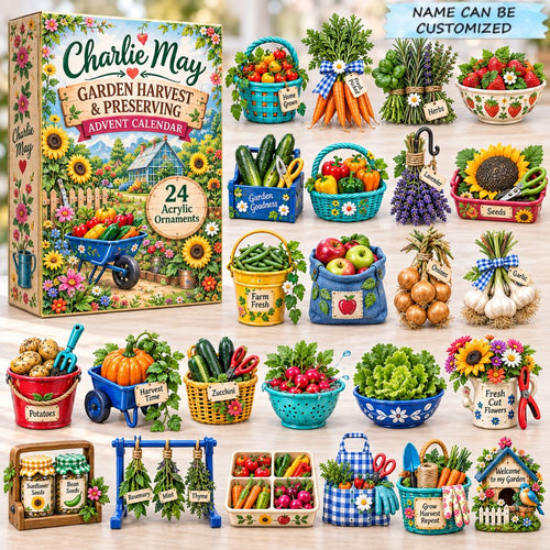 Custom Name Garden Harvest Advent Calendar 2026 GFTONPT930