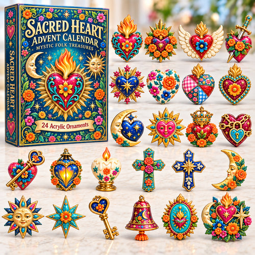 Sacred Heart Mystic Folk Treasures Advent Calendar 2026 GFTONPT947