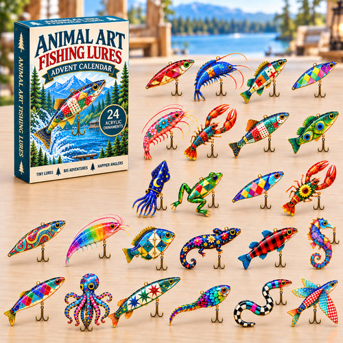 Animal Art Fishing Lures Advent Calendar 2026 GFTONPT953