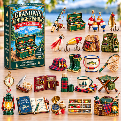 Grandpa Vintage Fishing Collection Advent Calendar 2026 GFTONPT954