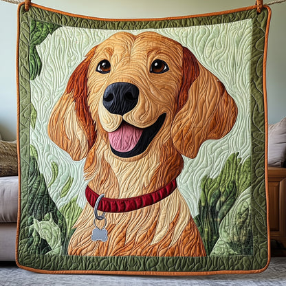 Golden Retriever Quilted Blanket GFTONT004