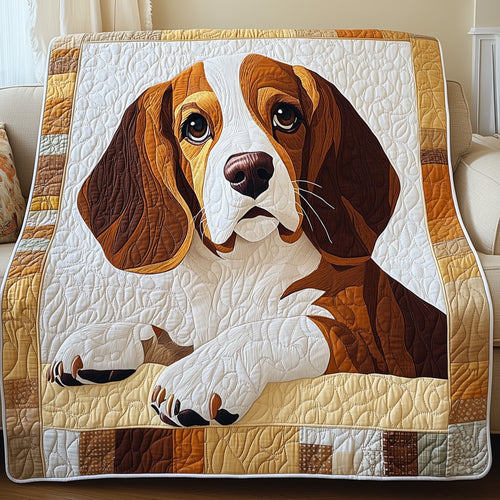 Basset Hound Quilted Blanket GFTONT006