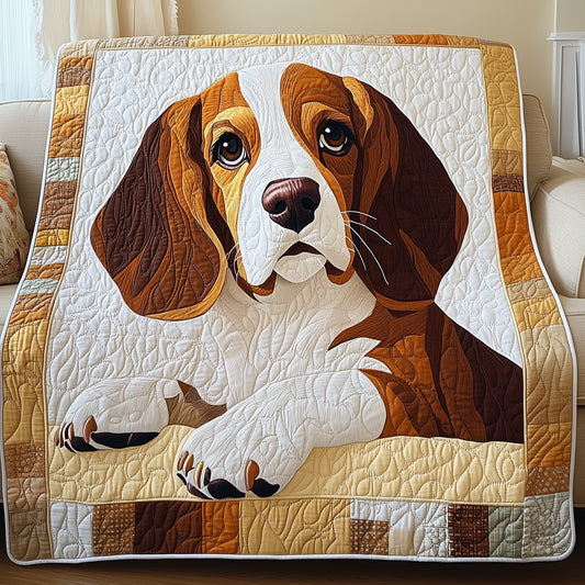 Basset Hound Quilted Blanket GFTONT006