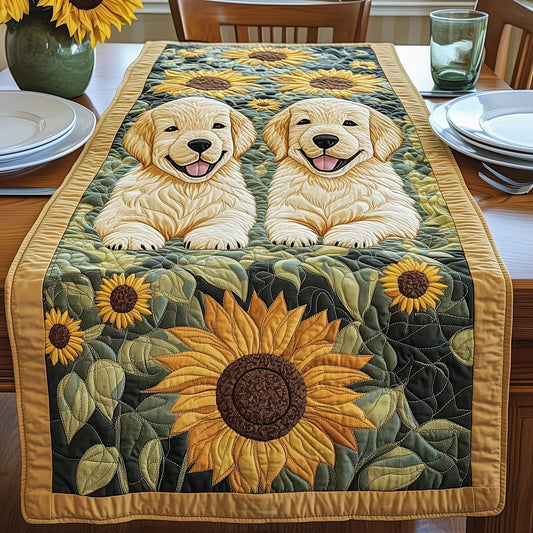 Golden Retriever Quilted Table Runner GFTONT013