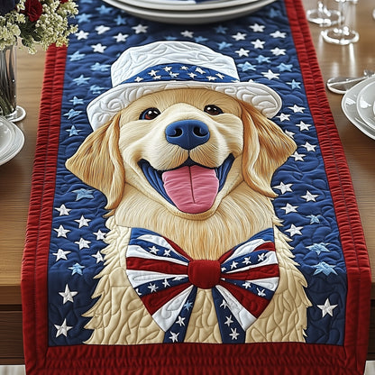 Golden Retriever Quilted Table Runner GFTONT015