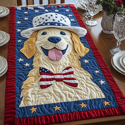 Golden Retriever Quilted Table Runner GFTONT016