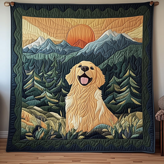 Golden Retriever Quilted Blanket GFTONT023