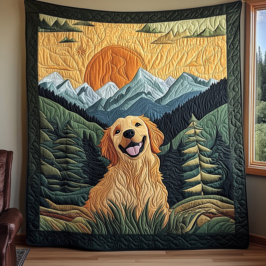 Golden Retriever Quilted Blanket GFTONT024